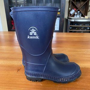 Kamik rain boots size 10 toddlers